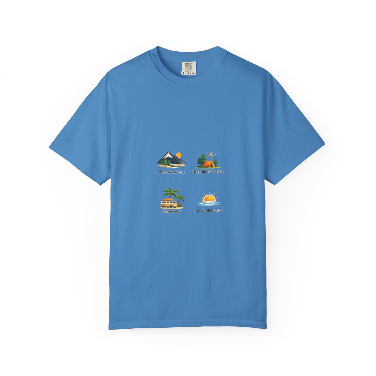 Vintage Surf Van T-Shirt – "Stay Groovy" Retro Beach Tee