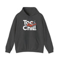 Too Chill Astronaut Hoodie — Retro Space Graphic Pullover