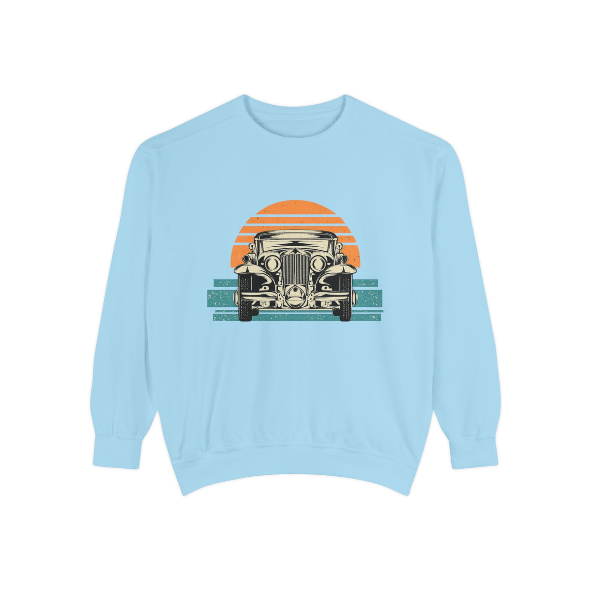 Vintage Car Sunset Sweatshirt