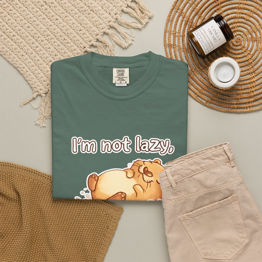 Funny 'I'm Not Lazy, I'm in Energy Saving Mode' T-Shirt