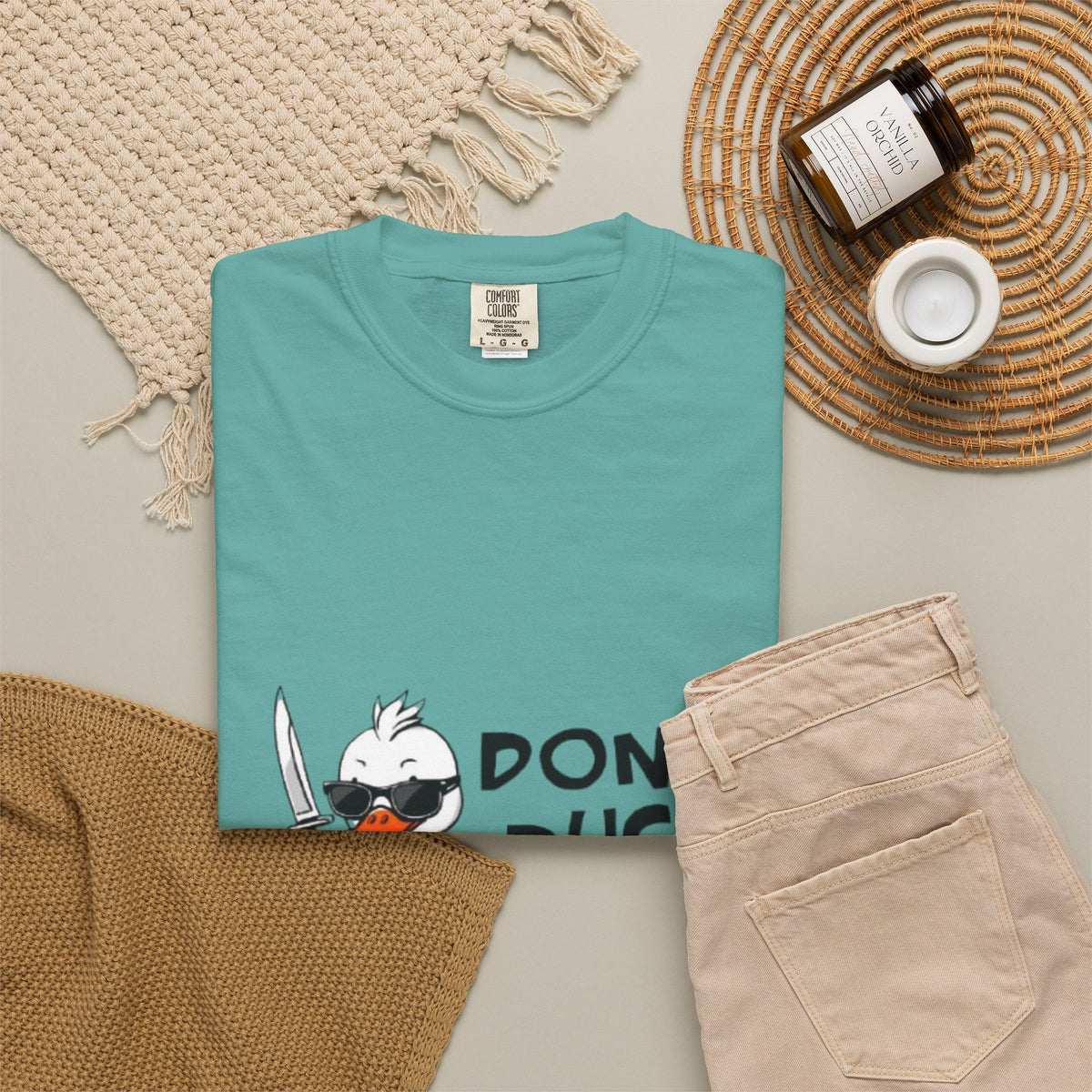Don't Duck With Me T-Shirt — Funny Angry Duck Graphic Tee