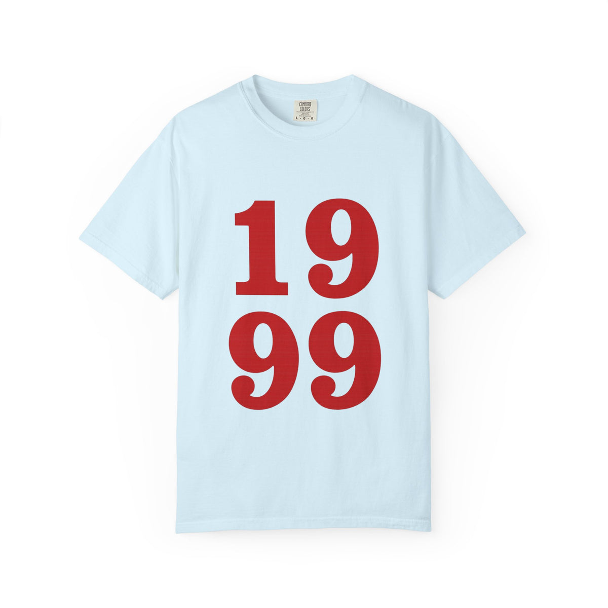 1999 Retro Number T-Shirt — Vintage Birth Year Tee