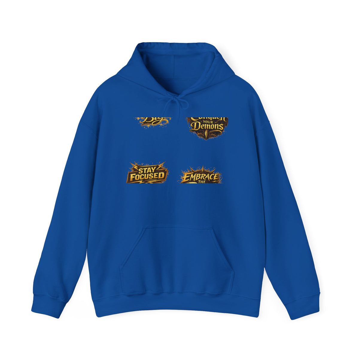 Stay Focused Hoodie — Motivational Graphic Pullover