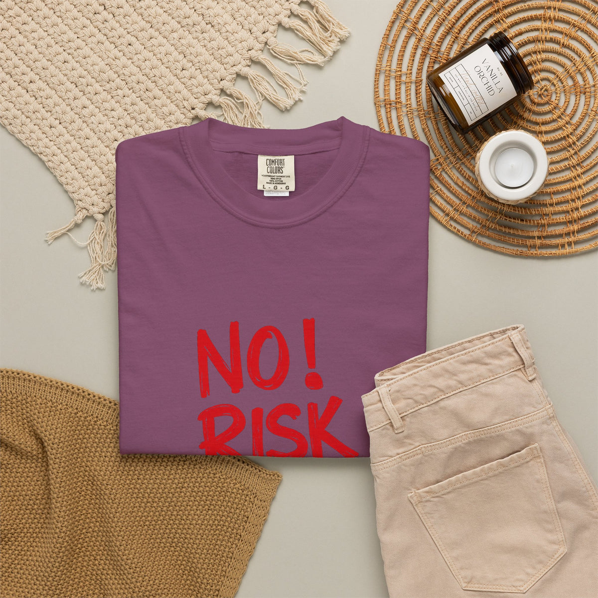 No Risk No Story T-Shirt — Motivational Graphic Tee