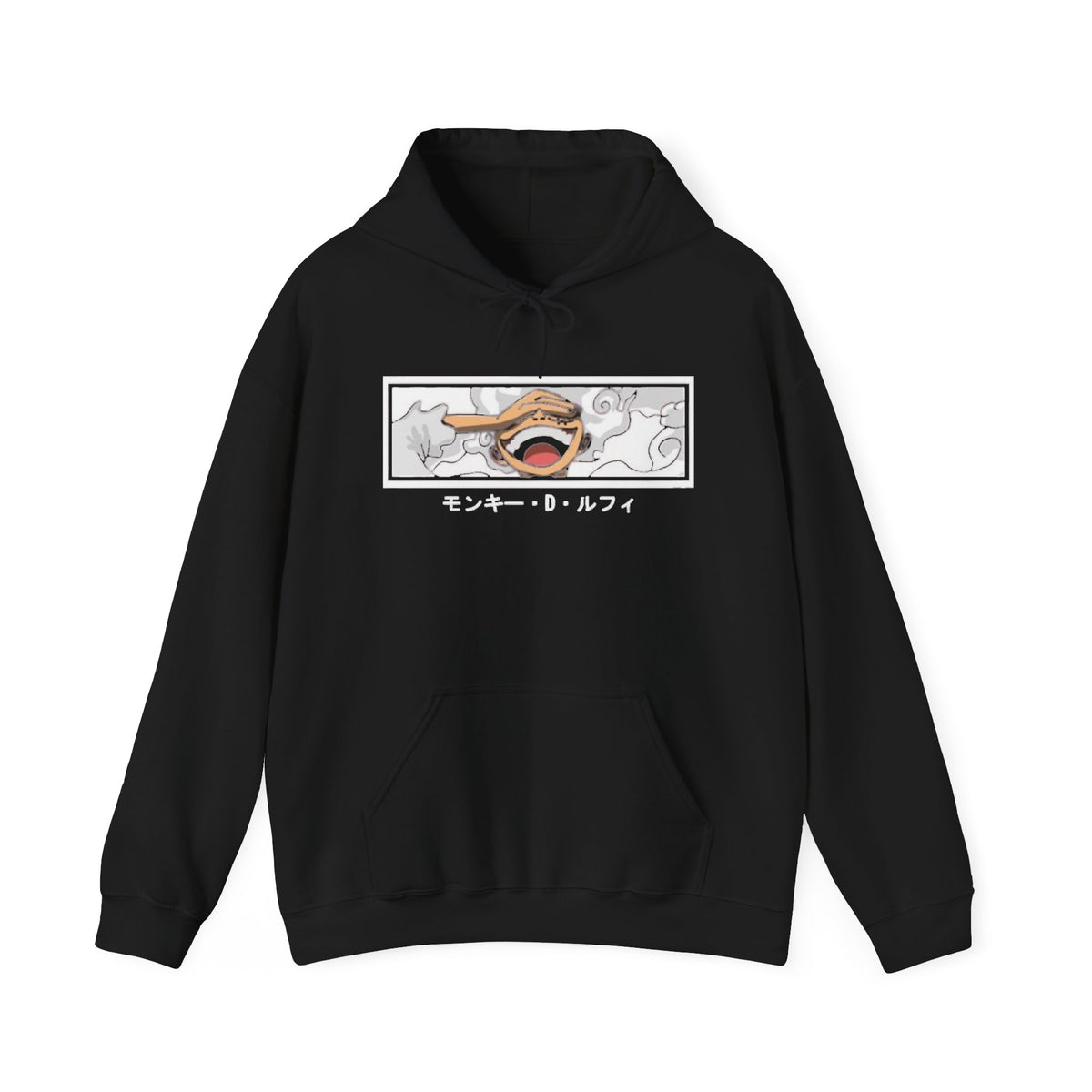Laughing Mouth Graphic Hoodie — Anime Smile Streetwear Hoodie