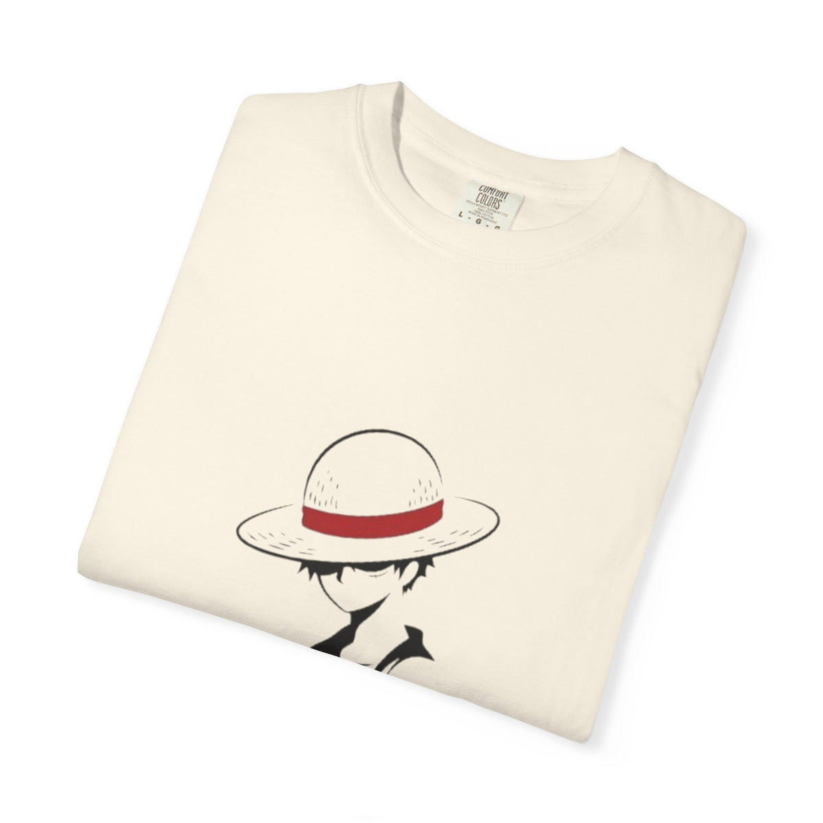 Minimal Straw Hat Silhouette T-Shirt