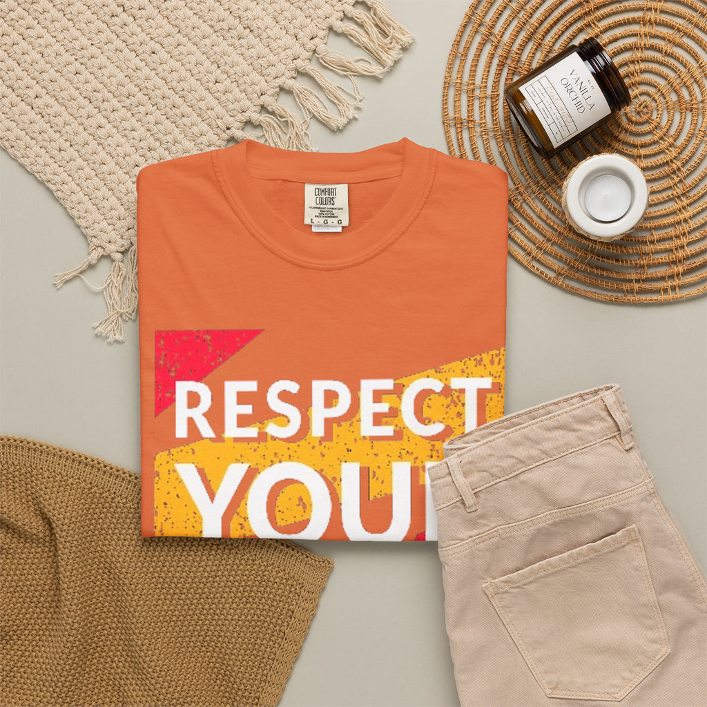 Respect Your Self T-Shirt — Empowerment Graphic Tee for Self-Care & Mental Health