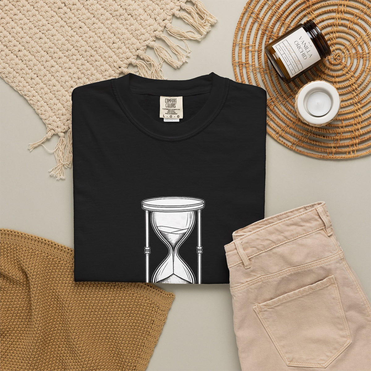 Trust the Process T-Shirt — Hourglass Graphic Inspirational Tee
