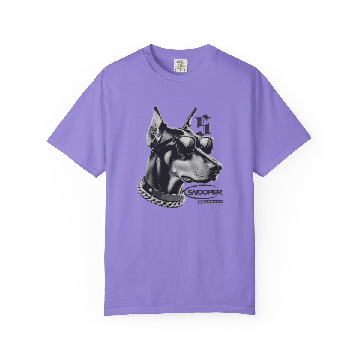 Doberman Sunglasses Graphic T-Shirt — "Snooper" Streetwear Tee