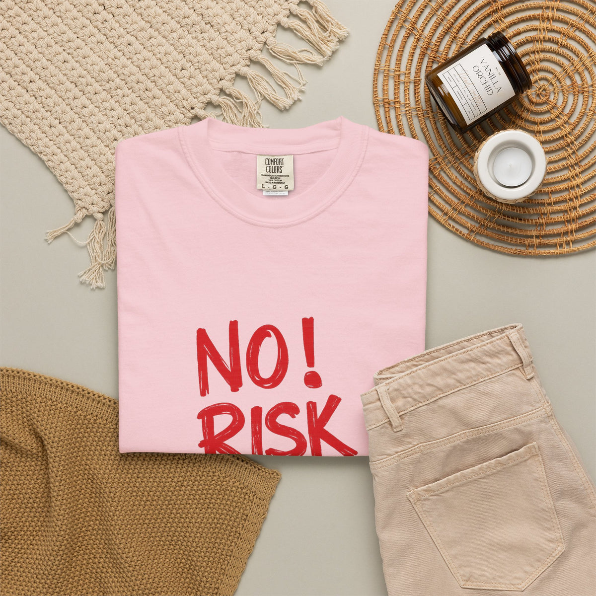 No Risk No Story T-Shirt — Motivational Graphic Tee