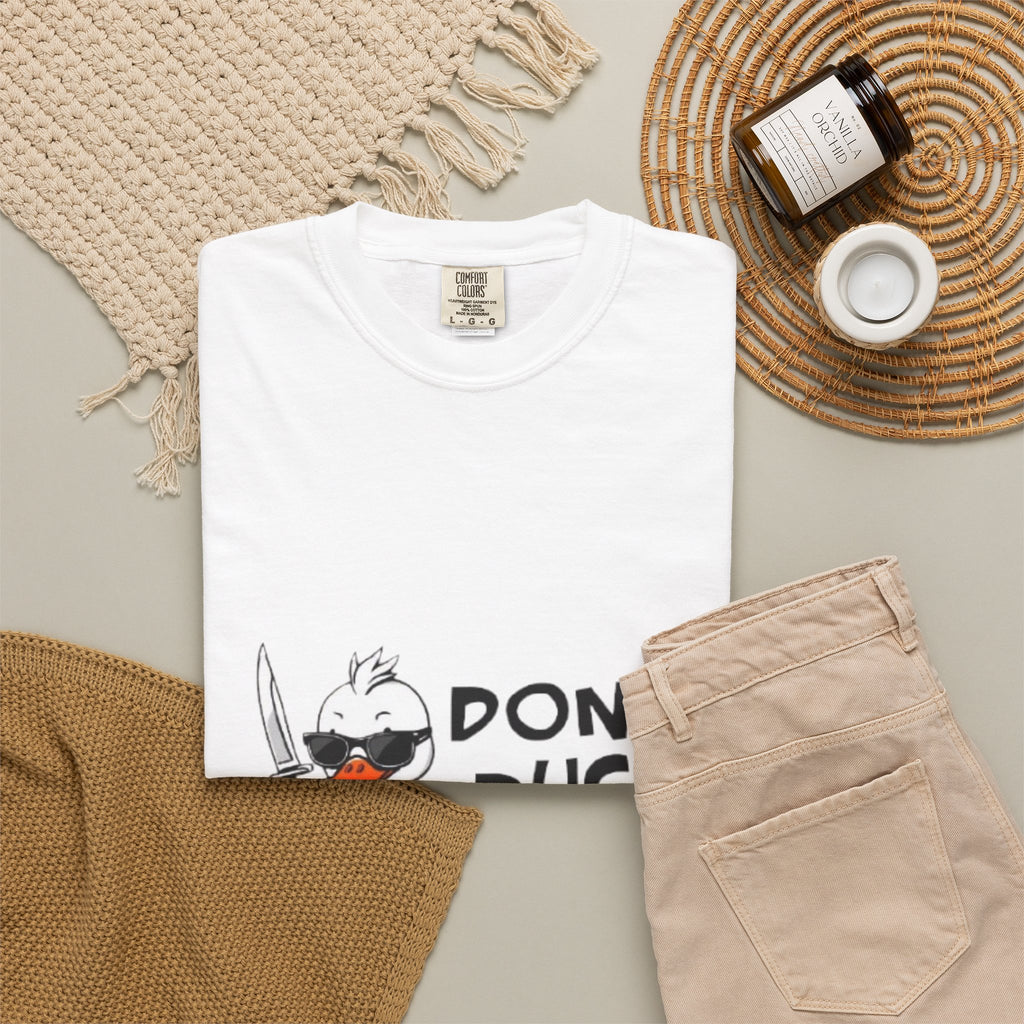 Don't Duck With Me T-Shirt — Funny Angry Duck Graphic Tee