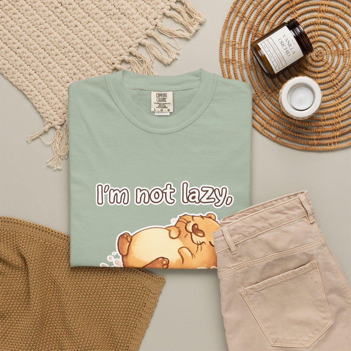 Funny 'I'm Not Lazy, I'm in Energy Saving Mode' T-Shirt
