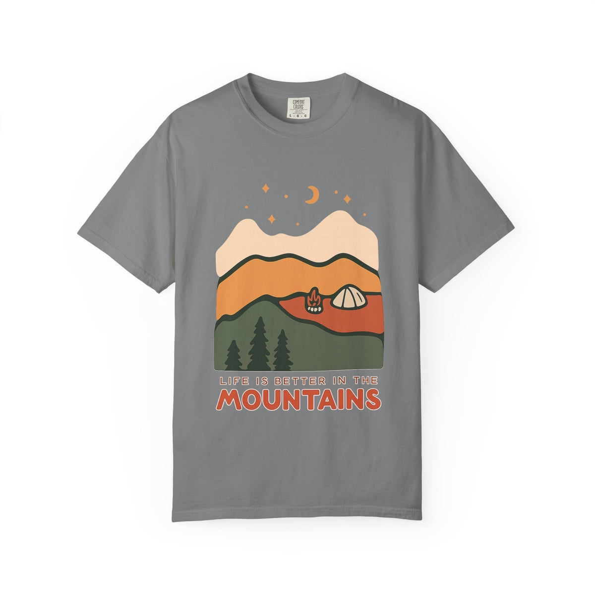 Life Is Better in the Mountains T-Shirt — Camping Mountain Graphic Tee