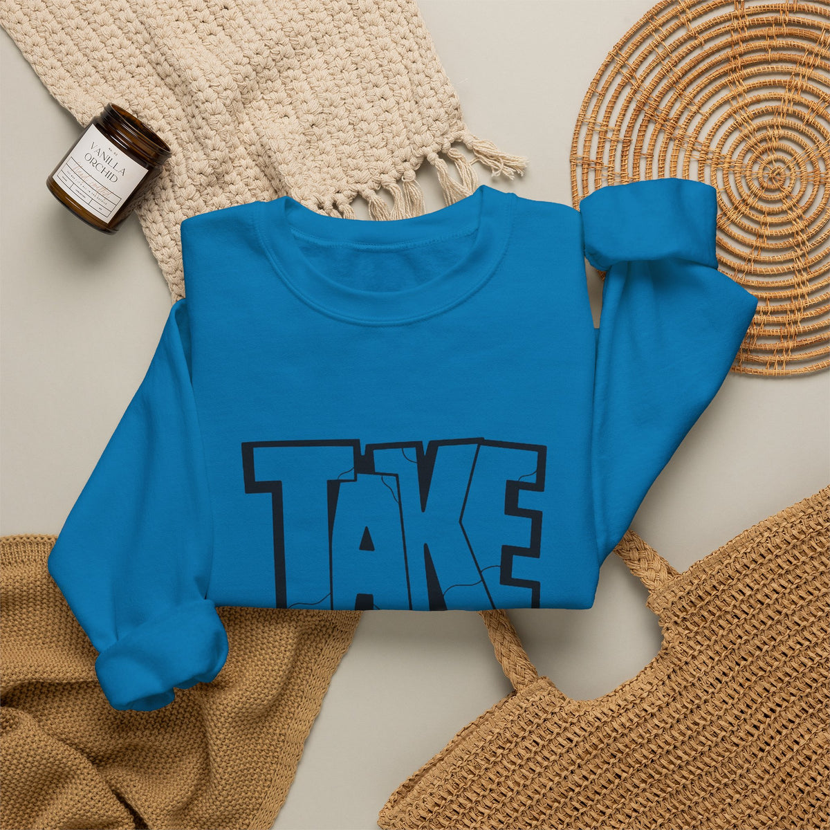 Take Over Crewneck Sweatshirt — Bold Streetwear Graphic Pullover