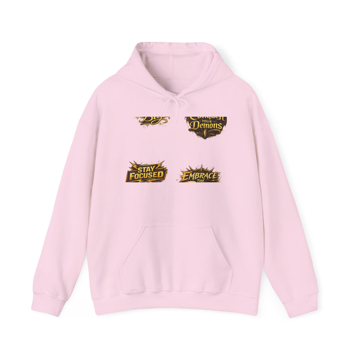 Stay Focused Hoodie — Motivational Graphic Pullover
