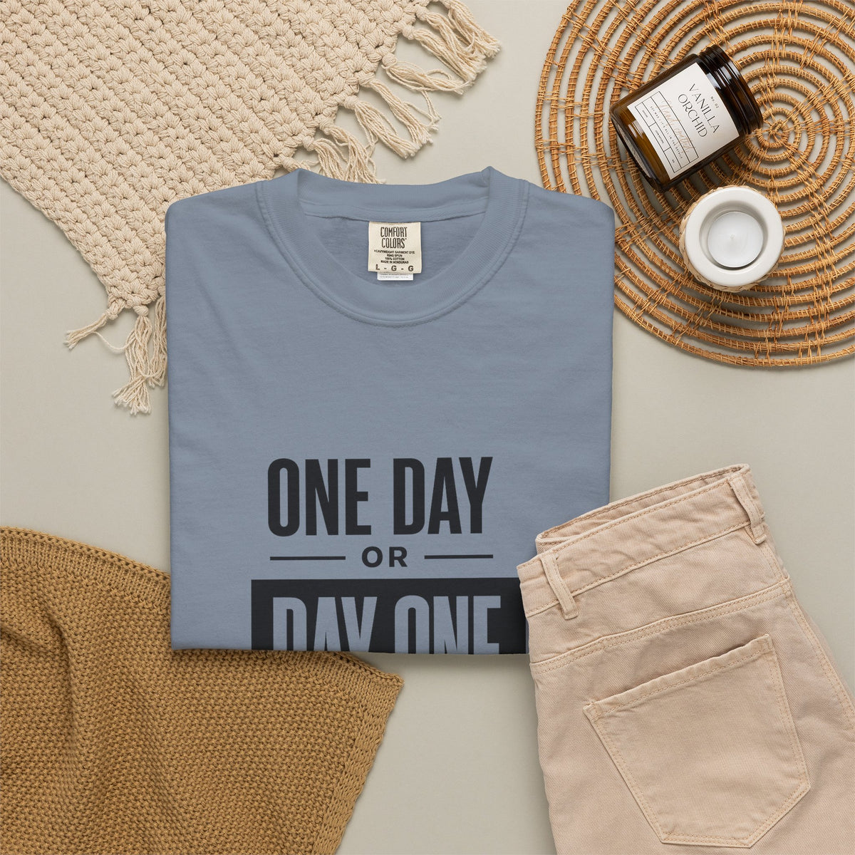 One Day or Day One Motivational T-Shirt