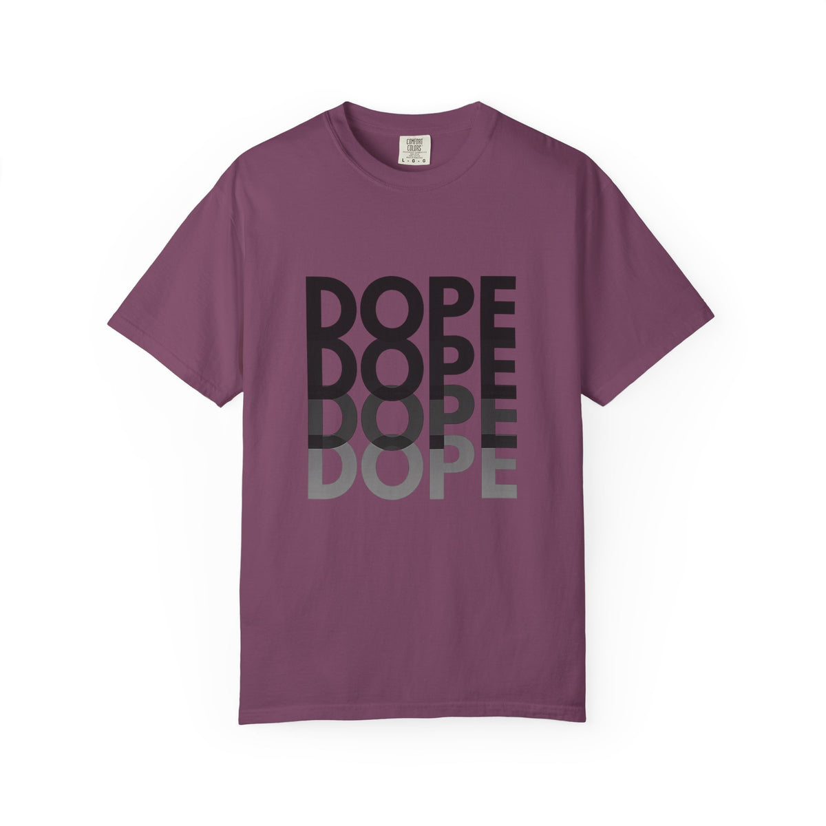 Dope Repeat Graphic T-Shirt — Retro Stacked Typography Tee