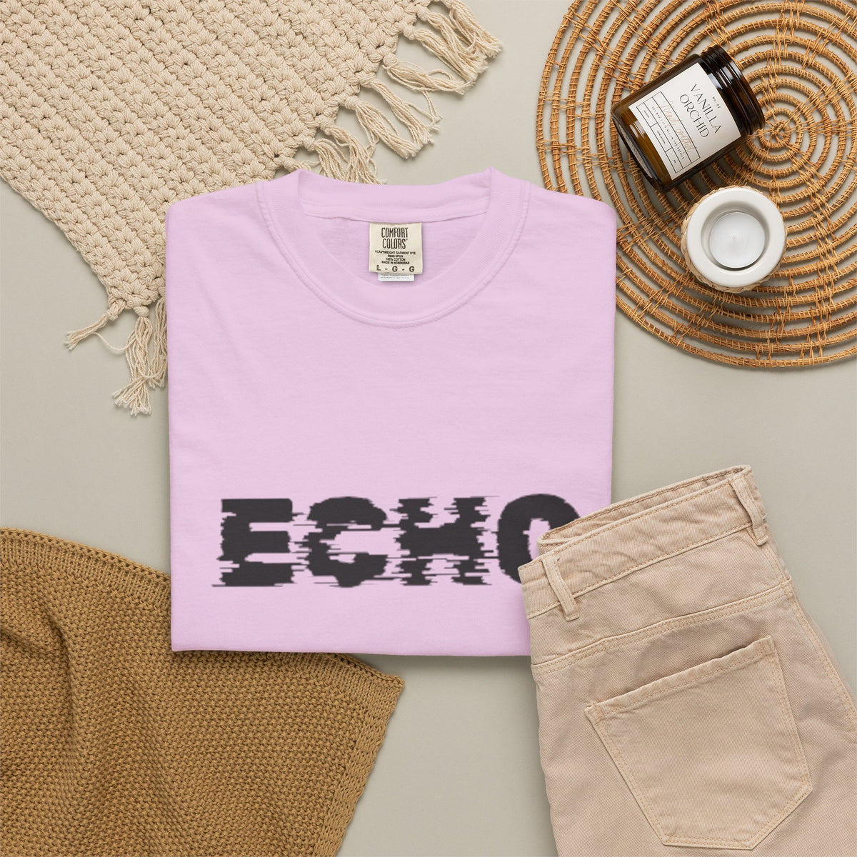 Echo Distorted Logo T-Shirt
