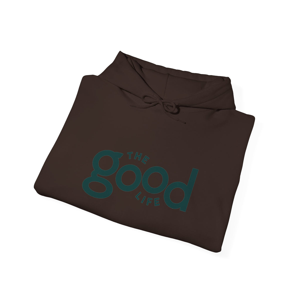 The Good Life Hoodie – Minimal Retro Logo Pullover