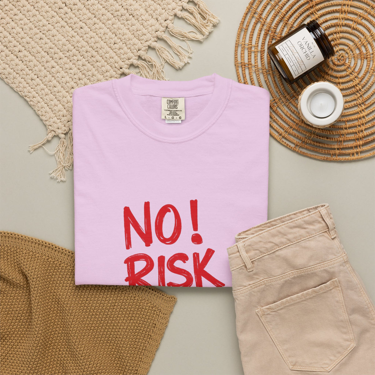 No Risk No Story T-Shirt — Motivational Graphic Tee