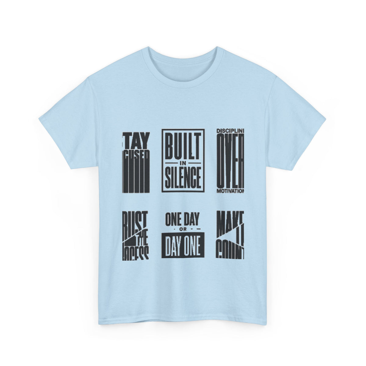 Stay Focused Tee — Motivational Graphic T‑Shirt
