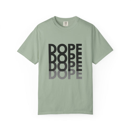 Dope Repeat Graphic T-Shirt — Retro Stacked Typography Tee