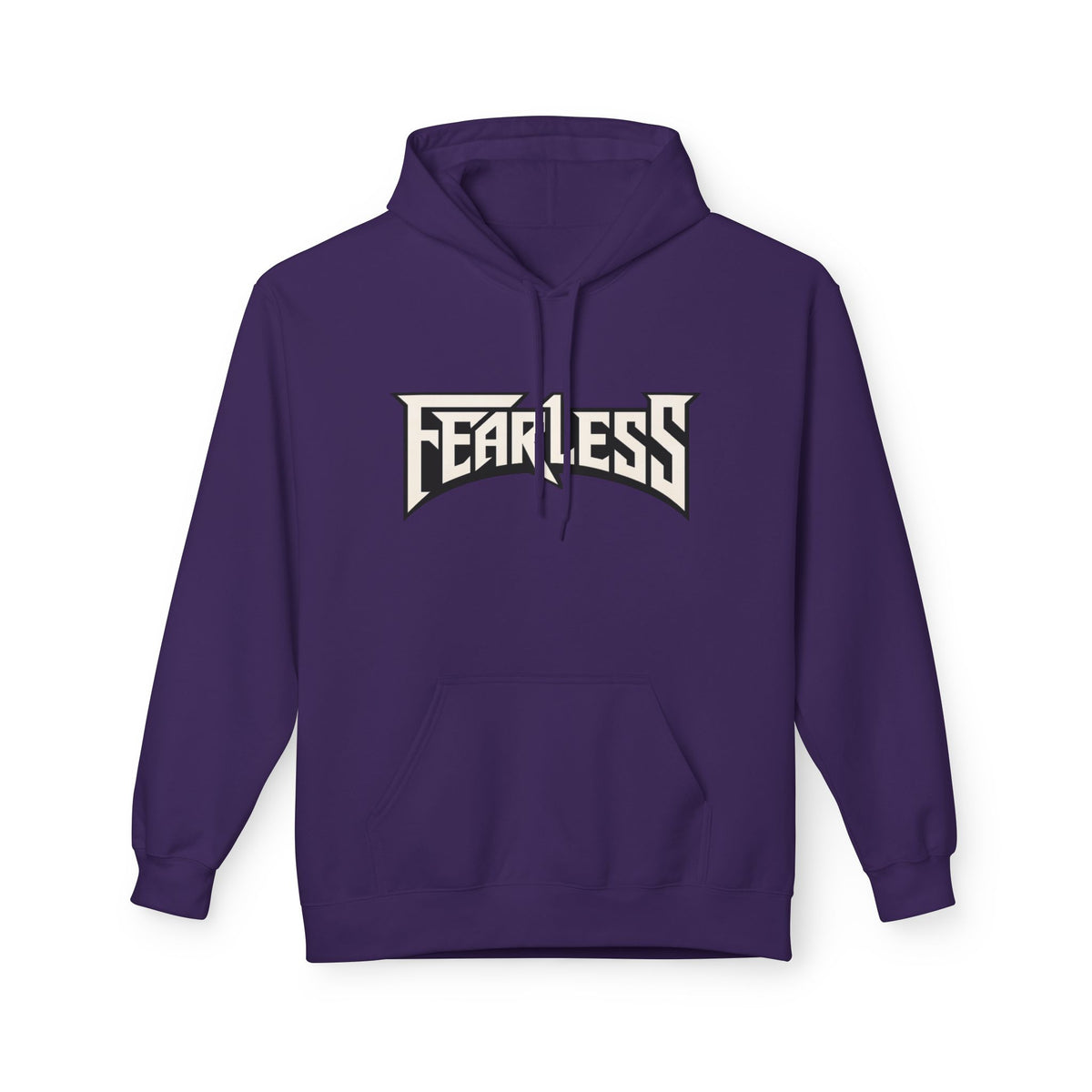 Fearless Graphic Hoodie — Bold Retro Logo Pullover