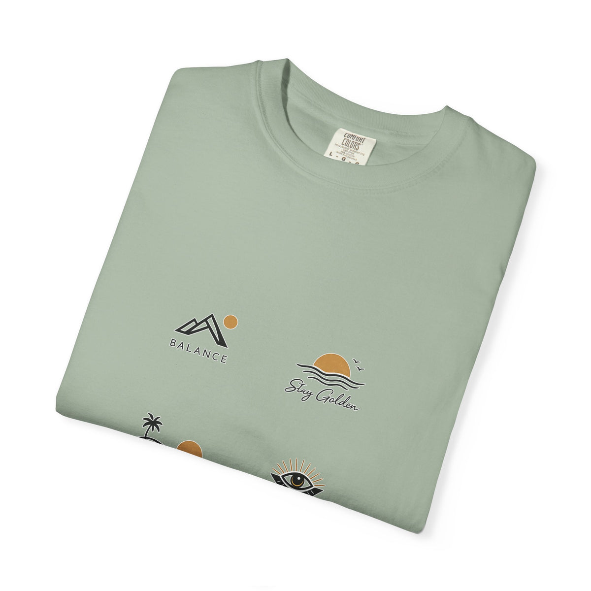 Paradise Club Tee — Minimal Sunset Palm Graphic T-Shirt