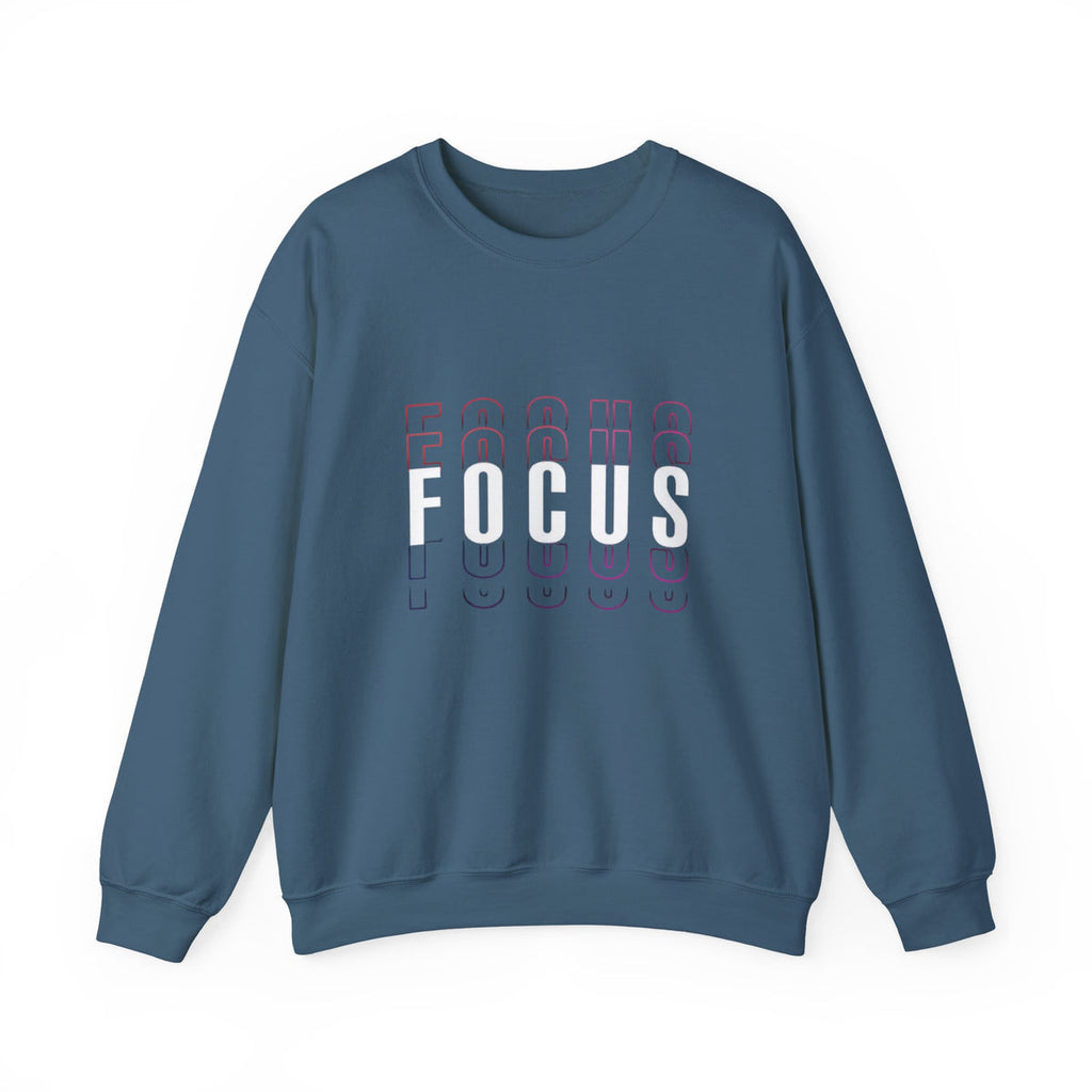 Focus Crewneck Sweatshirt — Motivational Casual Pullover