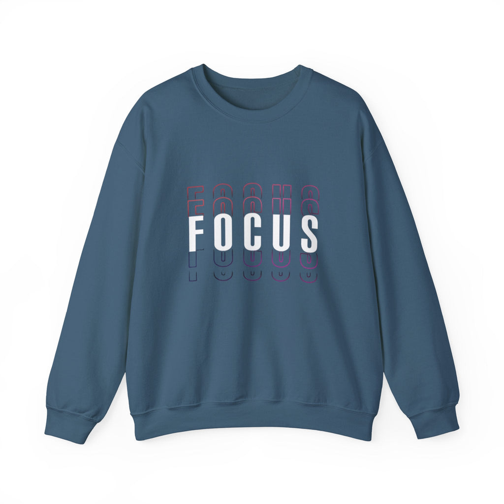Focus Crewneck Sweatshirt — Motivational Casual Pullover