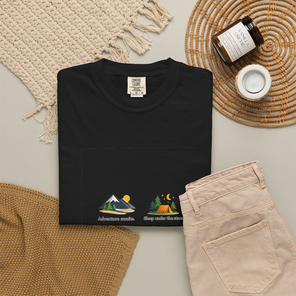 Vintage Surf Van T-Shirt – "Stay Groovy" Retro Beach Tee