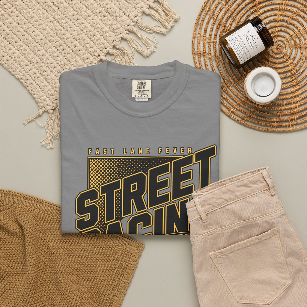 Street Racing Car T-Shirt — Retro Drift Racing Graphic Tee