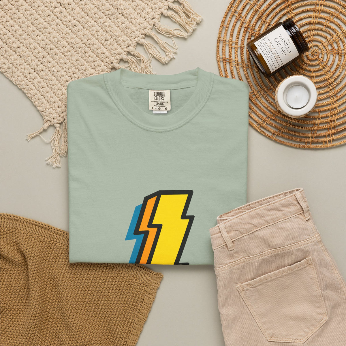 Lightning Bolt Graphic T-Shirt