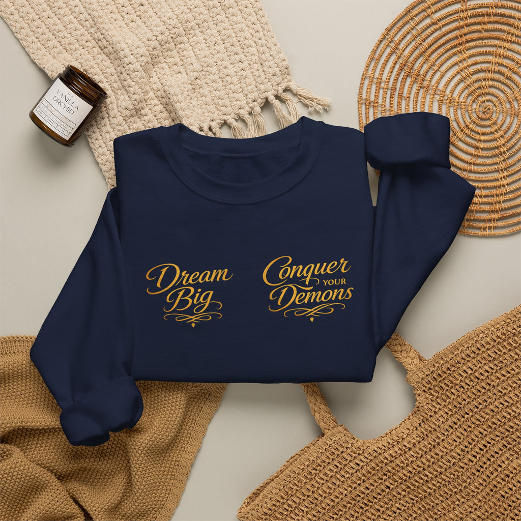 Embrace the Pain Crewneck Sweatshirt — Motivational Graphic Pullover