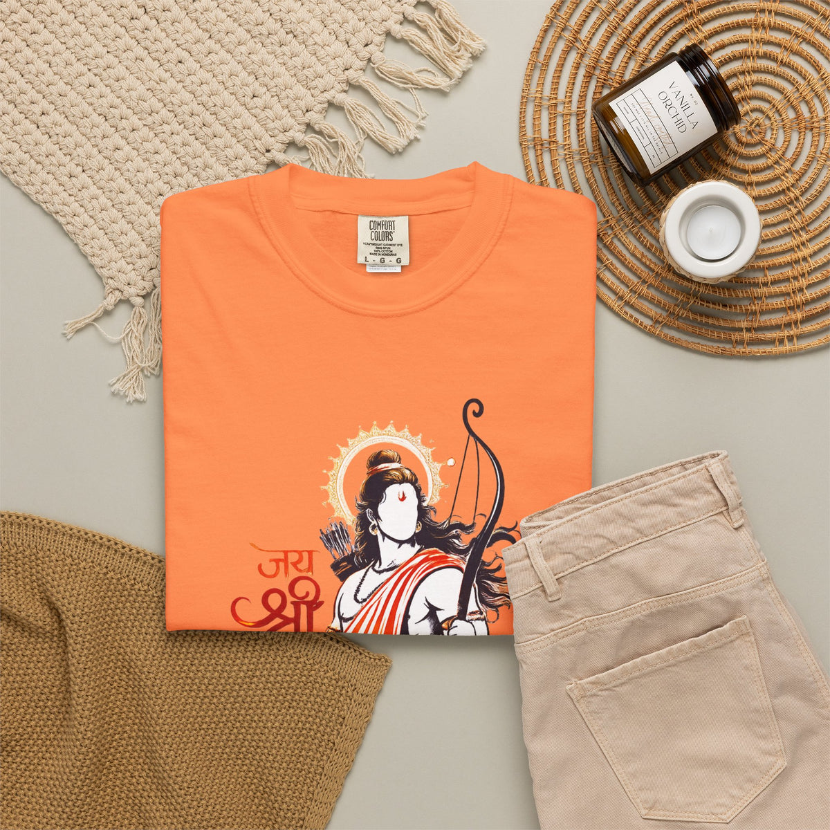 Shri Ram Bow T-Shirt — Jai Shri Ram Devotional Graphic Tee