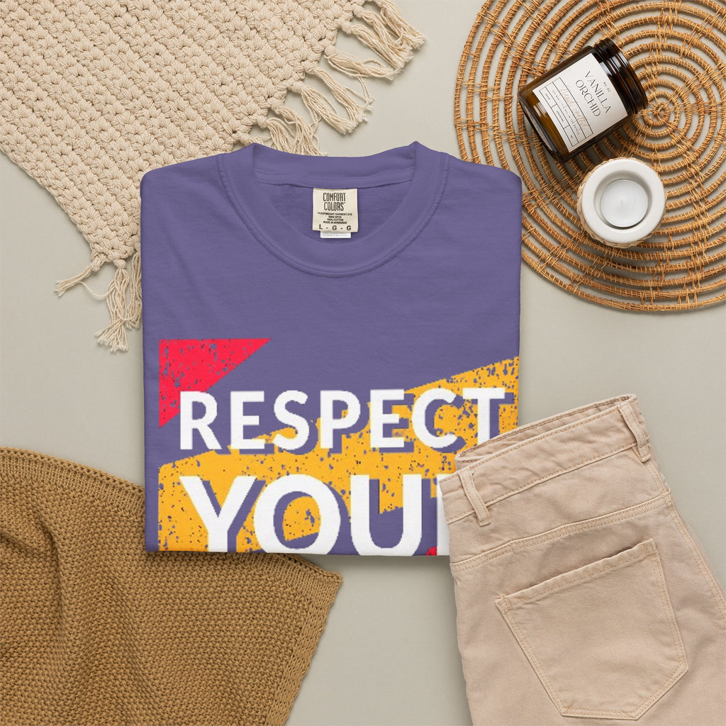 Respect Your Self T-Shirt — Empowerment Graphic Tee for Self-Care & Mental Health