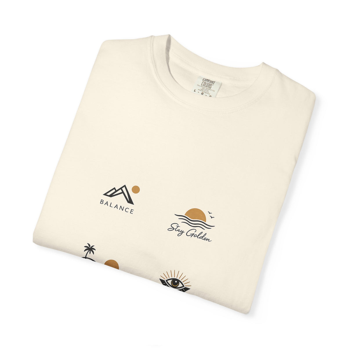 Paradise Club Tee — Minimal Sunset Palm Graphic T-Shirt