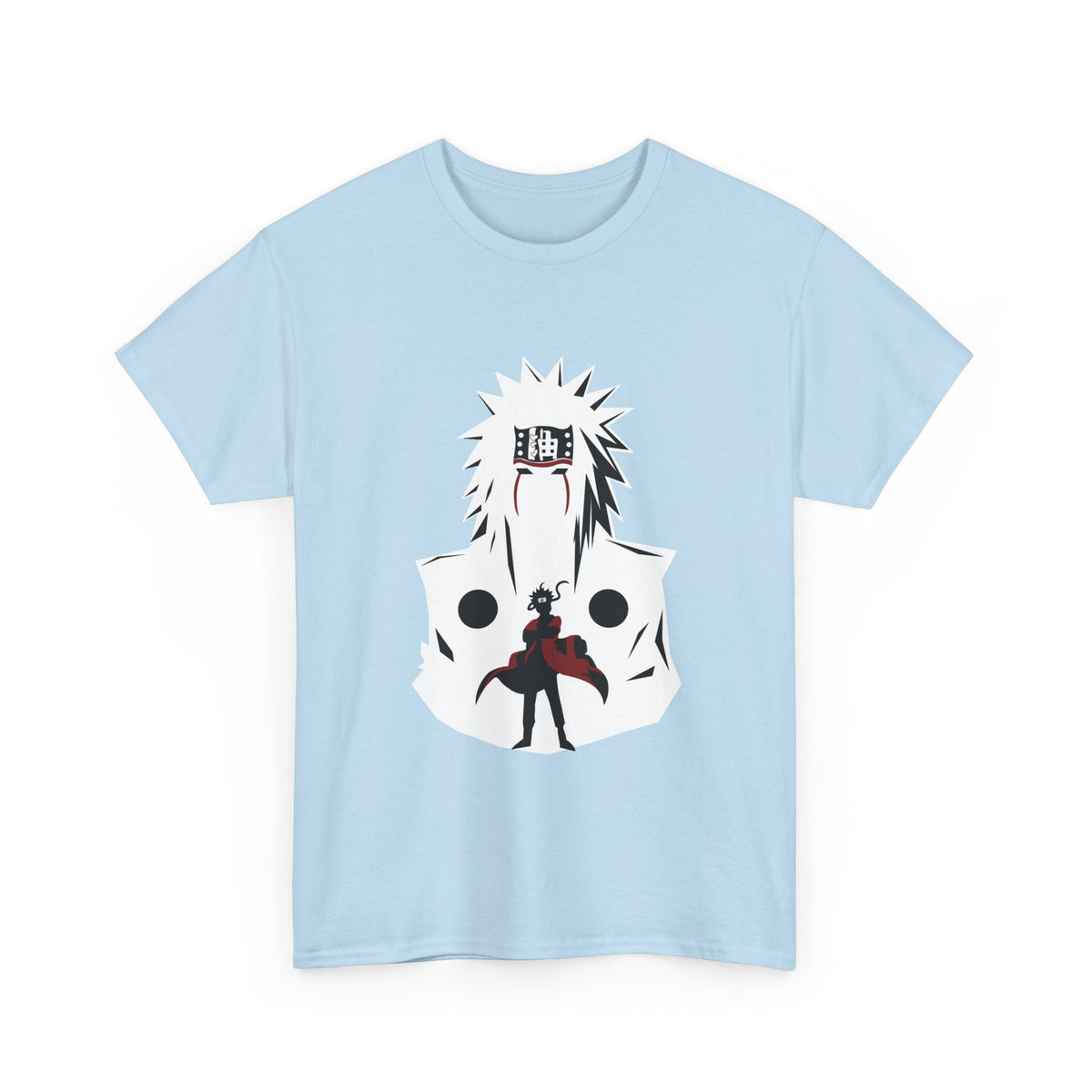 Anime Shadow Warrior T-Shirt — Silhouette Battle Graphic Tee