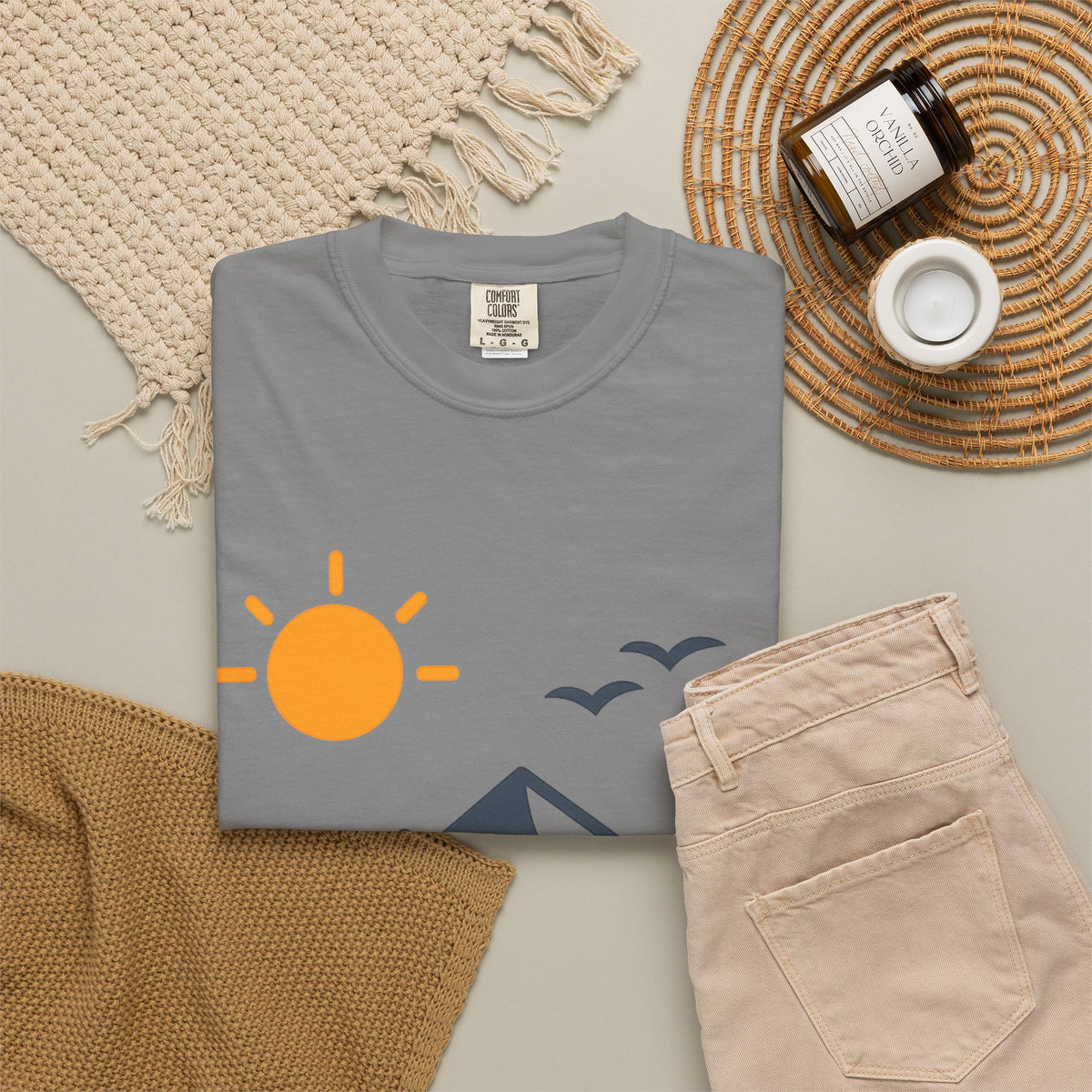 Mountain Sunrise T-Shirt — Scenic Outdoor Graphic Tee