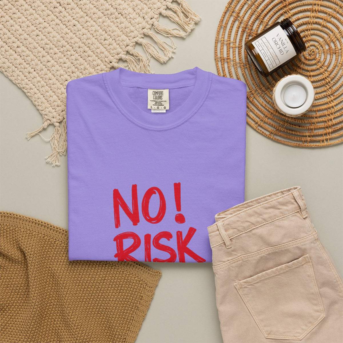 No Risk No Story T-Shirt — Motivational Graphic Tee