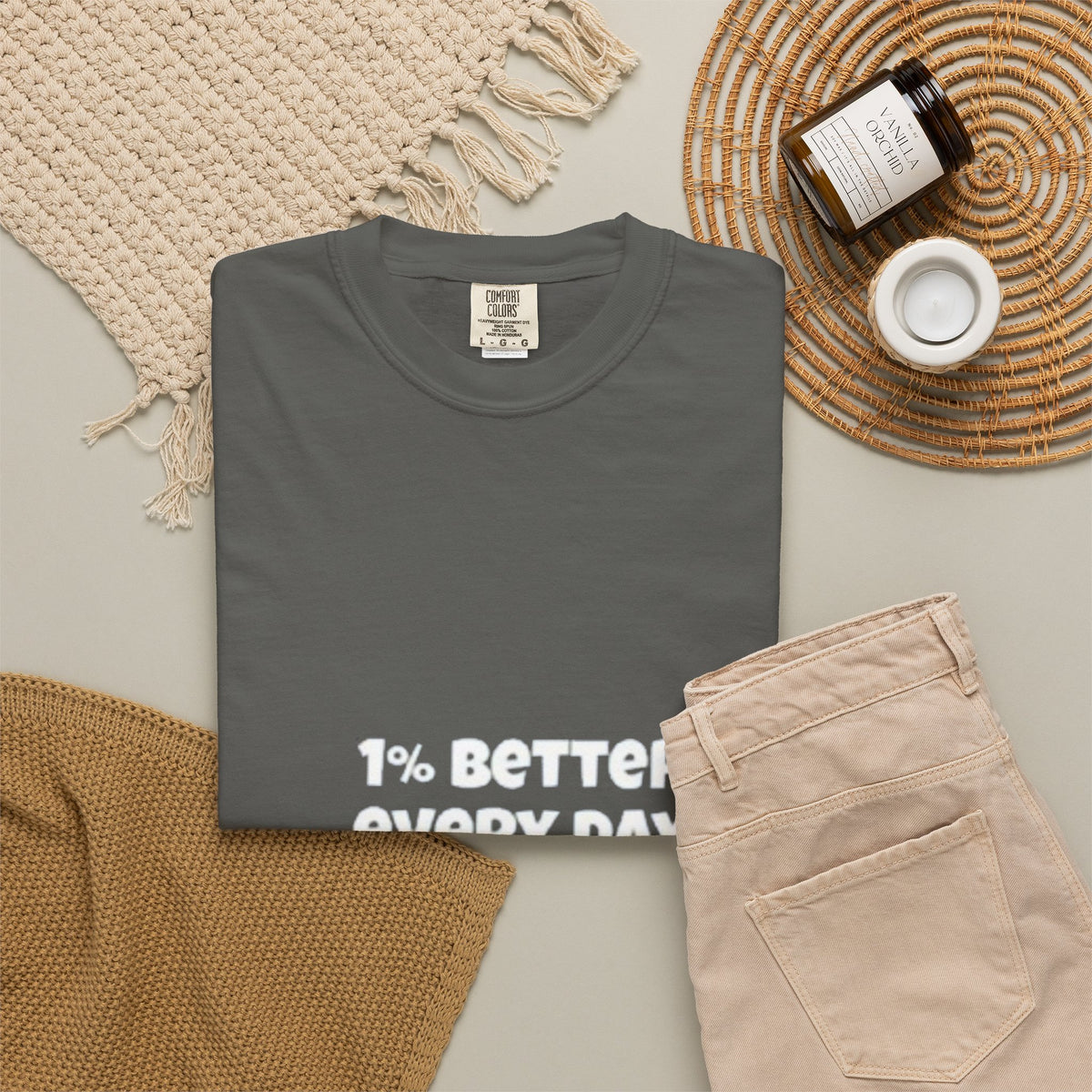 1% Better Every Day T-Shirt — Motivational Daily Progress Tee