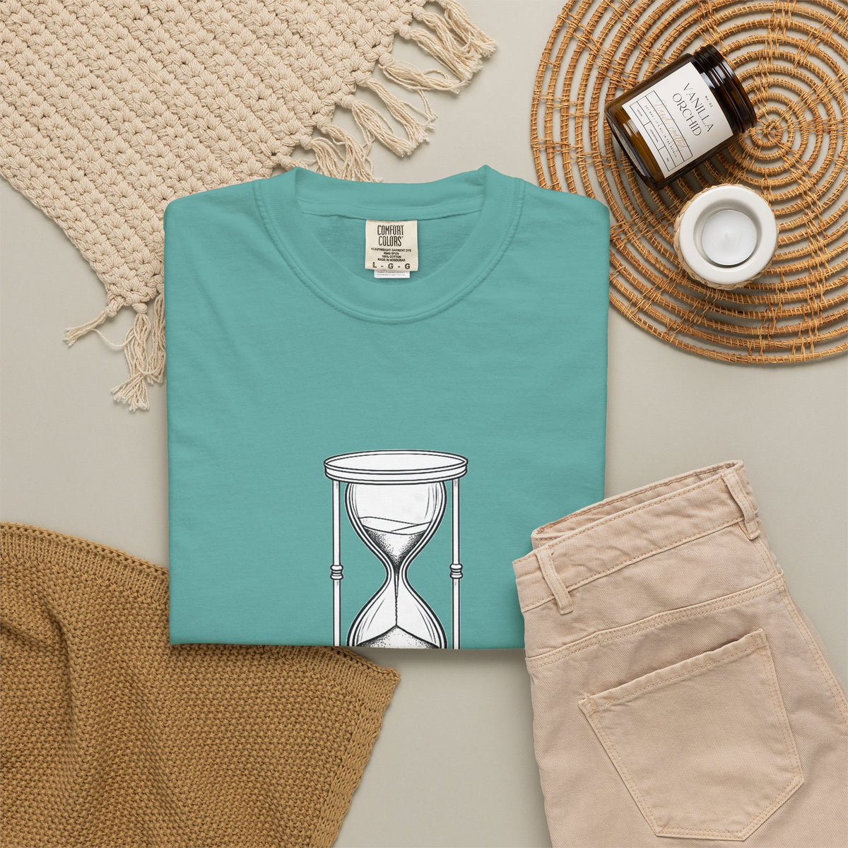 Trust the Process T-Shirt — Hourglass Graphic Inspirational Tee