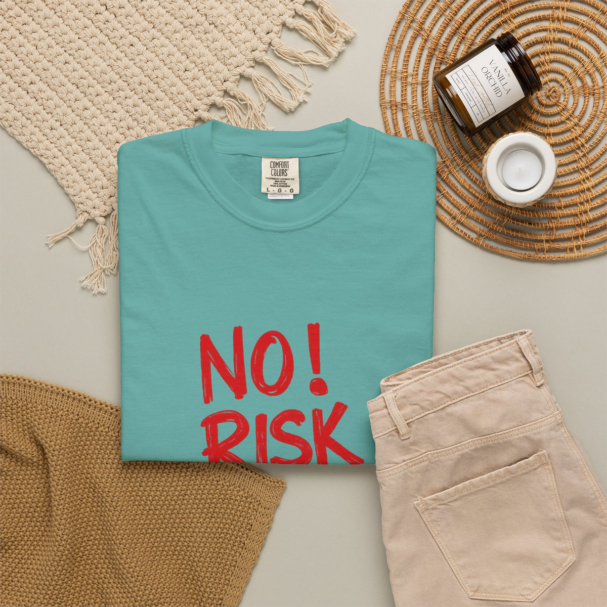 No Risk No Story T-Shirt — Motivational Graphic Tee