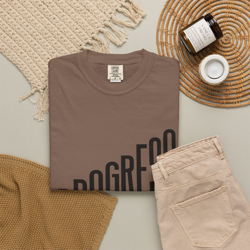 Progress Graphic T-Shirt — Modern Motivational Tee
