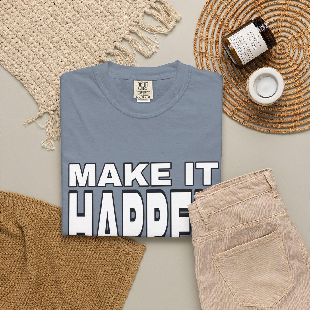 Make It Happen T-Shirt – Motivational Graphic Tee