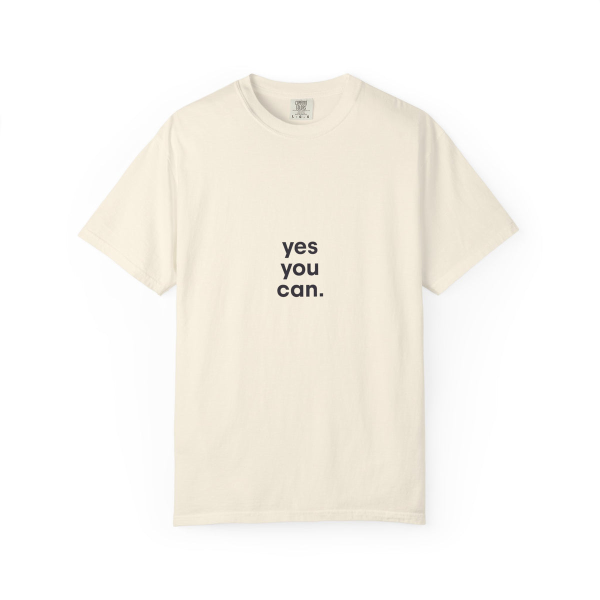 Yes You Can T-Shirt — Minimal Motivational Tee