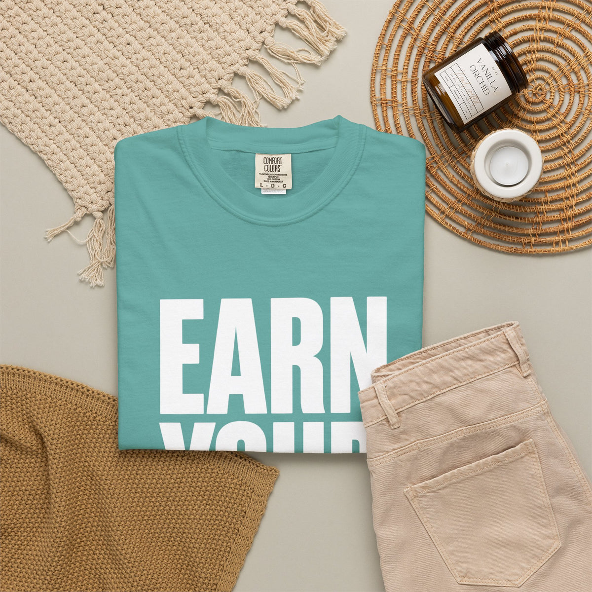 Earn Your Future T-Shirt — Motivational Graphic Tee for Goal-Getters