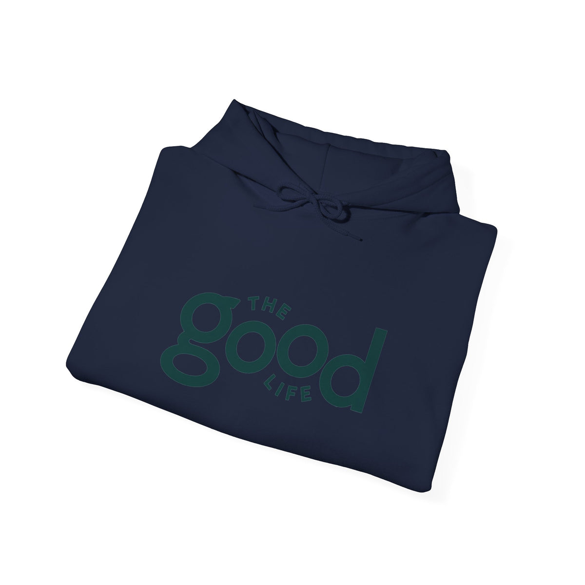 The Good Life Hoodie – Minimal Retro Logo Pullover