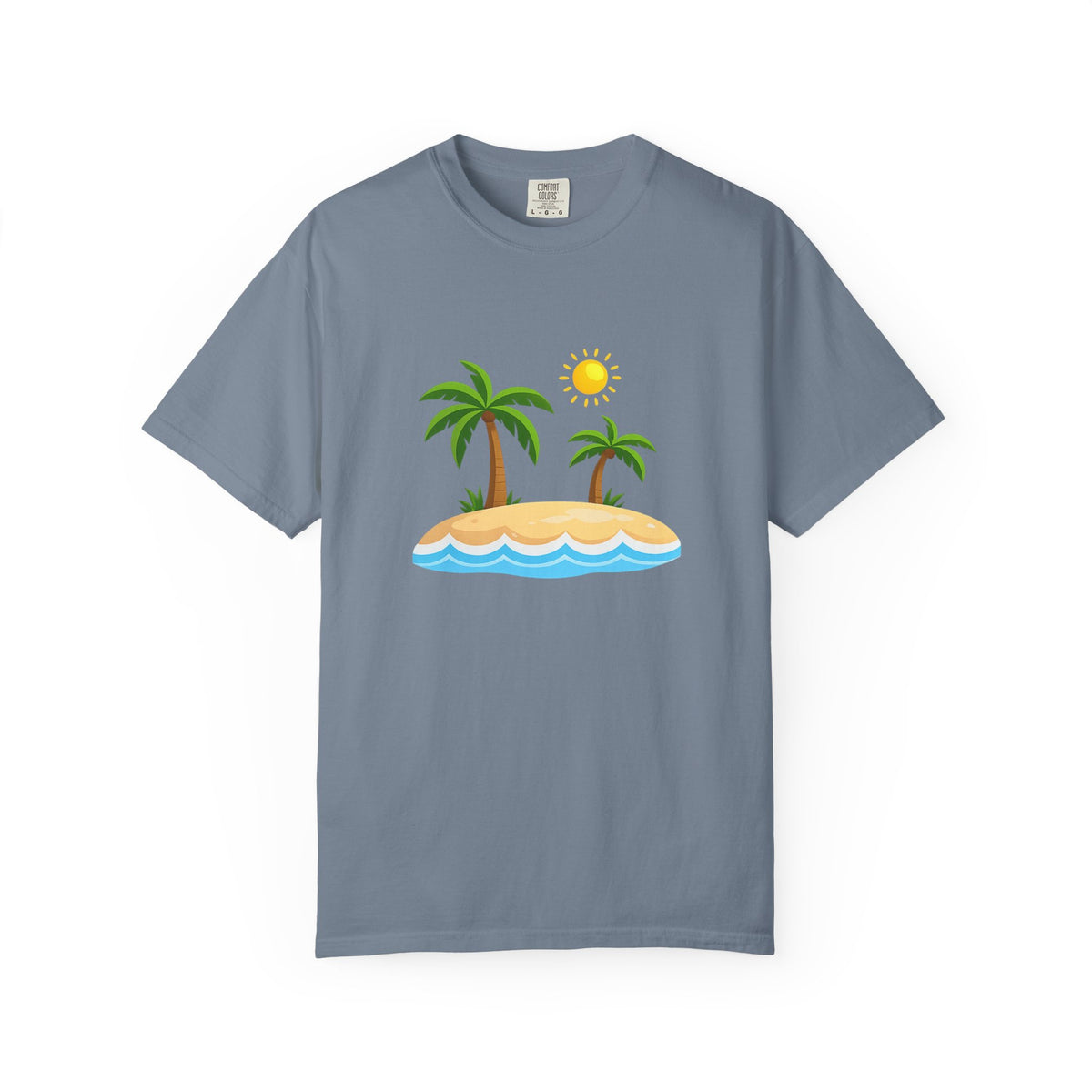 Island Paradise T-Shirt — Tropical Palm Tree Beach Graphic