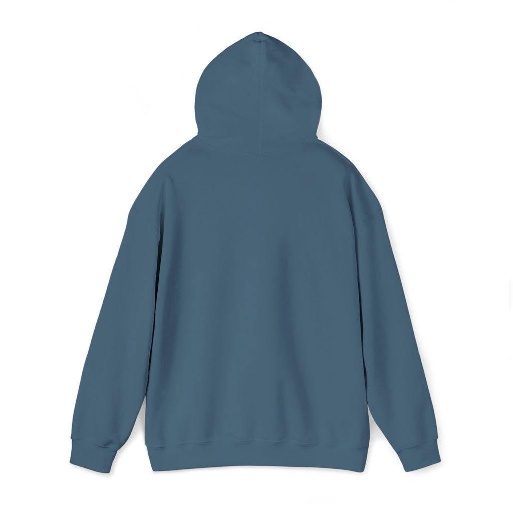 Risk/Reward Graphic Hoodie — “RISK | RICH” Distressed Text Sweatshirt